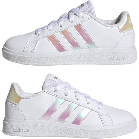 white adidas sneakers girl